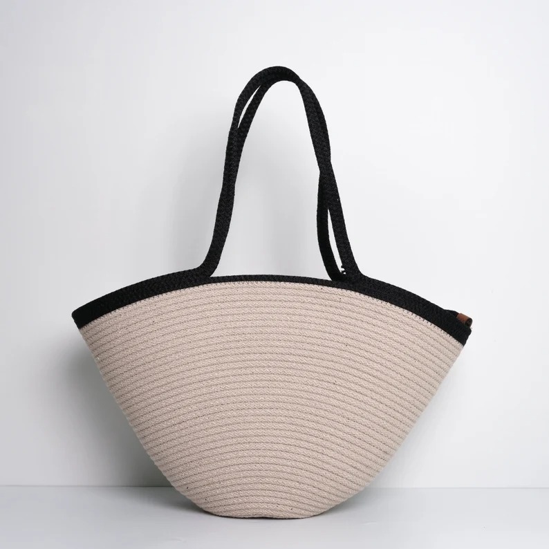 stylish macrane ecofriendly handmade handbag
