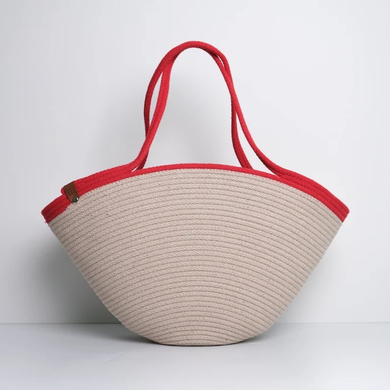 stylish macrane ecofriendly handmade handbag