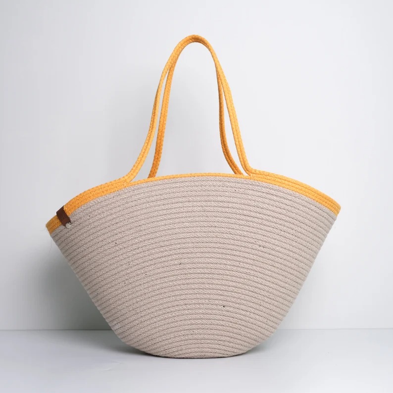 stylish macrane ecofriendly handmade handbag