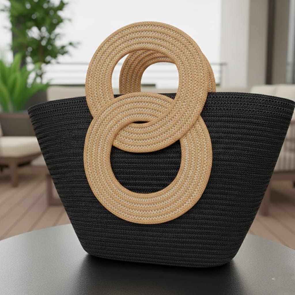 cotton rope boho fancy handbag stlish handmade .handmade cotton cored corssbody bags small purse with gold chain strap and strap and clasp, elegant shoulder bag,