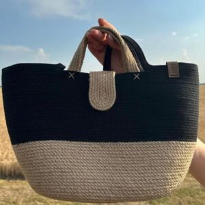 stylish macrane ecofriendly handmade handbag