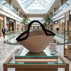 cotton rope handmade cotton rope bag rope crossbody bho summer pures handmade claret woven straw bag: boho wooden handle pures black biege