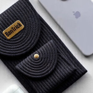 woman's jute mobile phone holder pocket wallet hand pures clitch crossbody sling bag.mobile sling bag for girls side shoulder small crossbody bag phone bag for women cell phone pures handmade jute fabric