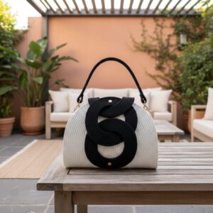 cotton rope boho fancy handbag stlish handmade .handmade cotton cored corssbody bags small purse with gold chain strap and strap and clasp, elegant shoulder bag,