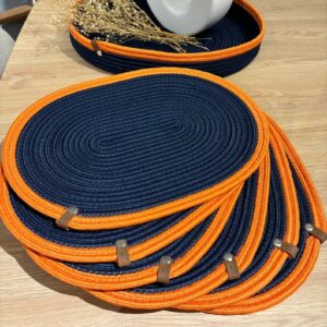 navy & sunset dining set