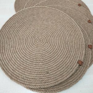 elevate your table with artisanal elegance in cotton beige