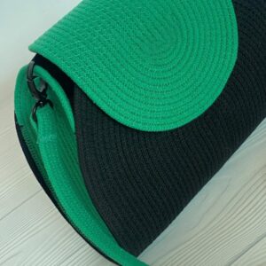 artisan weave crossbody bag