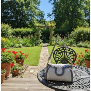 cotton rope boho fancy handbag stlish handmade .handmade cotton cored corssbody bags small purse with gold chain strap and strap and clasp, elegant shoulder bag,