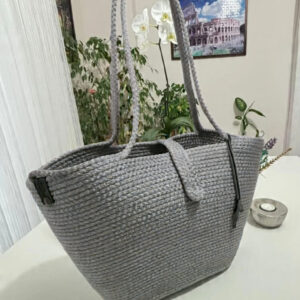 authentic tote bags woven beach handmade weaving shoulder bag cotton thread tote handmade woven crochet handbag casual grand beach basket travel straw trancado bag