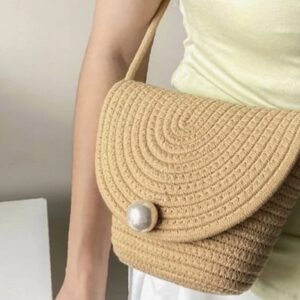 all the cultures fabricating india handmade small dry grass/natural cane/chic dry grass bag/handbag from manipur/carry tote bag sling bags ofwt red