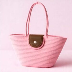 women cute fancy bucket bag casual woven beach handbag handmade small dry grass/natural cane/chic dry grass bag/handbag from manipur/carry tote bag sling bags white crtoon