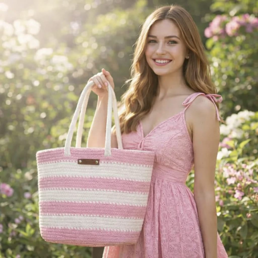 cotton rope handmade cotton rope bag rope crossbody bho summer pures handmade claret woven straw bag: boho wooden handle pures