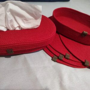 handcrafted woven accents set