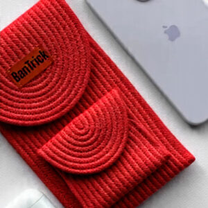 woman's jute mobile phone holder pocket wallet hand pures clitch crossbody sling bag.mobile sling bag for girls side shoulder small crossbody bag phone bag for women cell phone pures handmade jute fabric