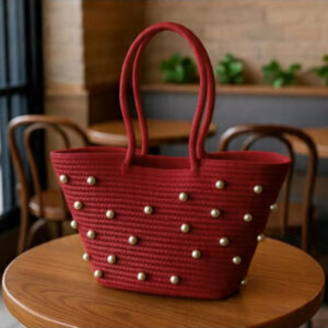 authentic tote bags woven beach handmade weaving shoulder bag cotton thread tote handmade woven crochet handbag casual grand beach basket travel straw trancado bag