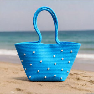authentic tote bags woven beach handmade weaving shoulder bag cotton thread tote handmade woven crochet handbag casual grand beach basket travel straw trancado bag