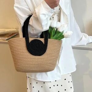 ecocraft totes jute & cotton fusion women bags with tikki