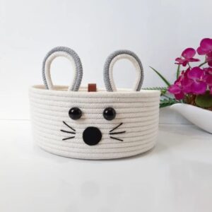 unique green plain 's ecocarry: jute & cotton bag ensemble