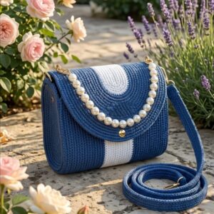 cotton rope handmade cotton rope bag rope crossbody bho summer pures handmade claret woven straw bag: boho wooden handle pures