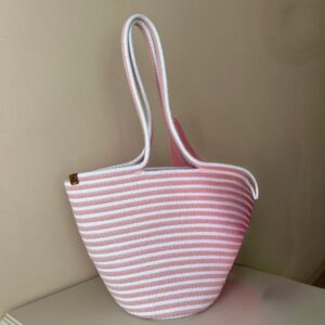 cotton rope/ jute /small dry grass/natural cane/chic dry grass bag/cotton rope woven bag for women vibrant cotton rope handbag chic large tote for women,stylish carryall & shoulder white= pink bag