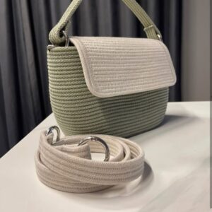 cotton rope handmade rope crossbody bho summer pures handmade claret woven straw bag: boho wooden handle pures