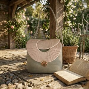 cotton rope handmade cotton rope bag rope crossbody bho summer pures handmade claret woven straw bag: boho wooden handle pures