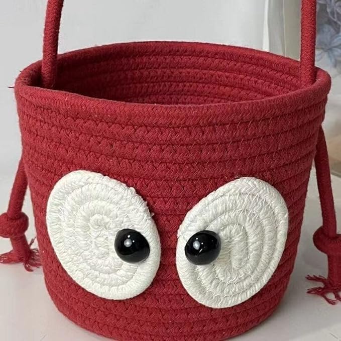 red cartoon basket