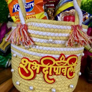 all the cultures fabricating india handmade small dry /natural baskets/chic dry bag/handbag from india/carry tote bag sling bags white crtoon/kids baskets