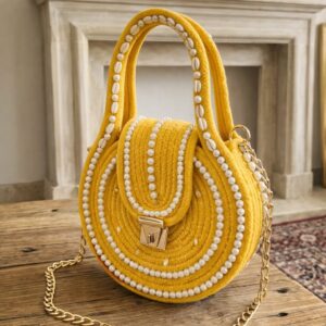 cotton rope fancy stone work desigen handind organiser pure cotton boho fancy handbag stylish handmade bag shoulder pures for ladies girls college office shopping travel marriage party 1pce