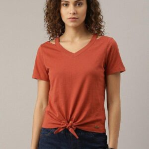 navy blue printed crepe regular top (copy)